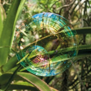 Seifenblasen auf Reisen