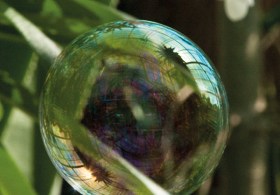 Seifenblasen auf Reisen