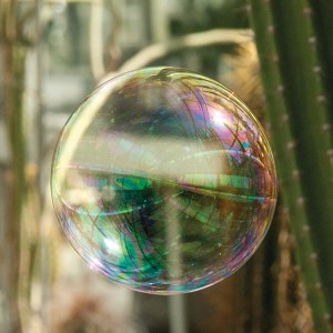 Seifenblasen auf Reisen