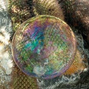 Seifenblasen auf Reisen