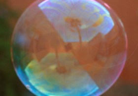 Seifenblasen auf Reisen