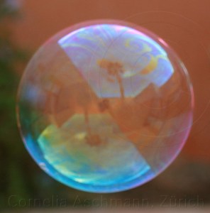 Seifenblasen auf Reisen