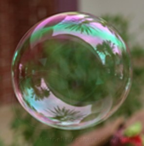 Seifenblasen auf Reisen