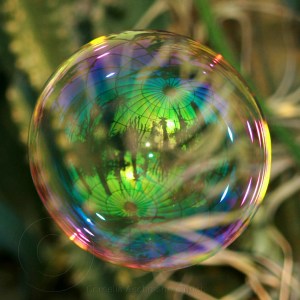 Seifenblasen auf Reisen