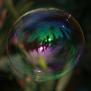 Seifenblasen auf Reisen