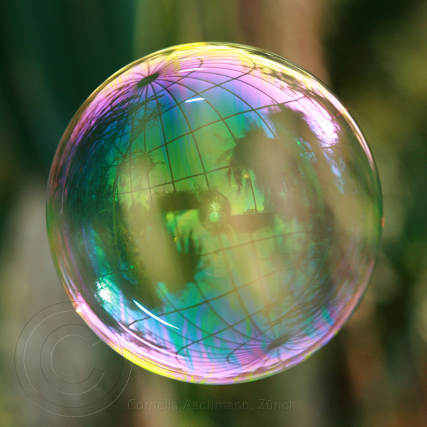Seifenblasen auf Reisen