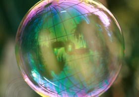 Seifenblasen auf Reisen