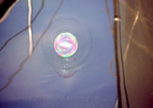 Seifenblasen auf Reisen