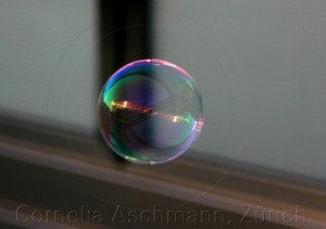 Seifenblasen auf Reisen