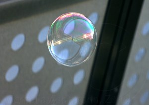 Seifenblasen auf Reisen