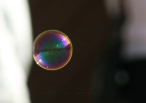 Seifenblasen auf Reisen