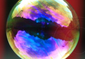 Seifenblasen auf Reisen