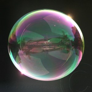 Seifenblasen auf Reisen