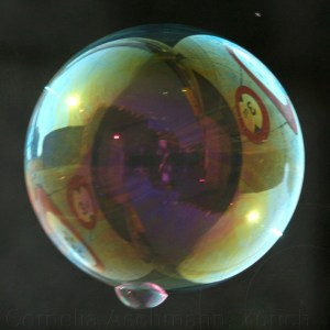 Seifenblasen auf Reisen