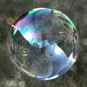 Seifenblasen auf Reisen