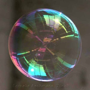 Seifenblasen auf Reisen