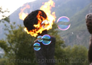 Seifenblasen auf Reisen