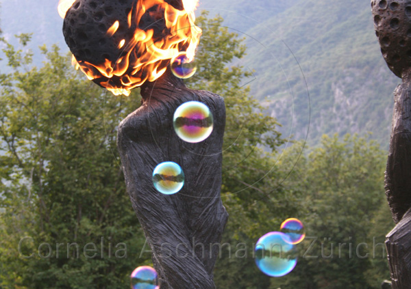 Seifenblasen auf Reisen