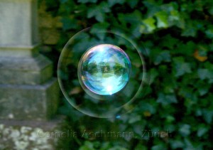 Seifenblasen auf Reisen