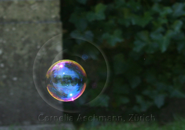 Seifenblasen auf Reisen