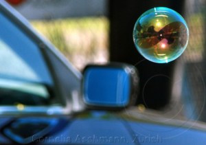 Seifenblasen auf Reisen