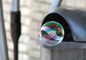 Seifenblasen auf Reisen