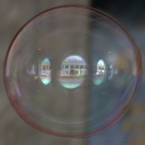 Seifenblasen auf Reisen