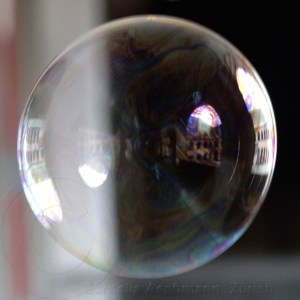 Seifenblasen auf Reisen