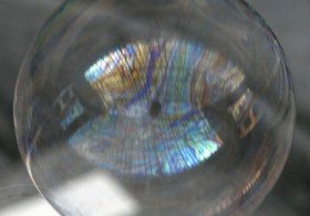 Seifenblasen auf Reisen