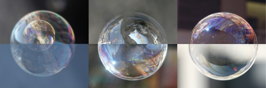 «Rennweg» ist eine Fotografie-Kombination aus «Seifenblasen auf Reisen» von Cornelia Aschmann