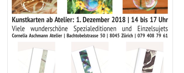 Verkauf Kunstkarten 2018