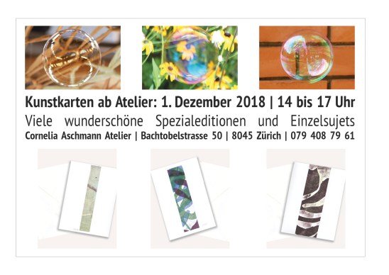 Verkauf Kunstkarten 2018