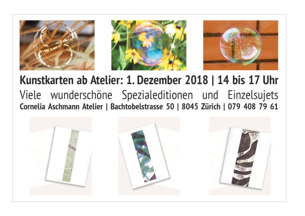 Verkauf Kunstkarten 2018